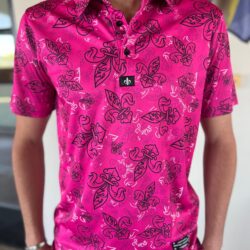 Fleur-de-Lys Premium Golfer (PinkDrive)